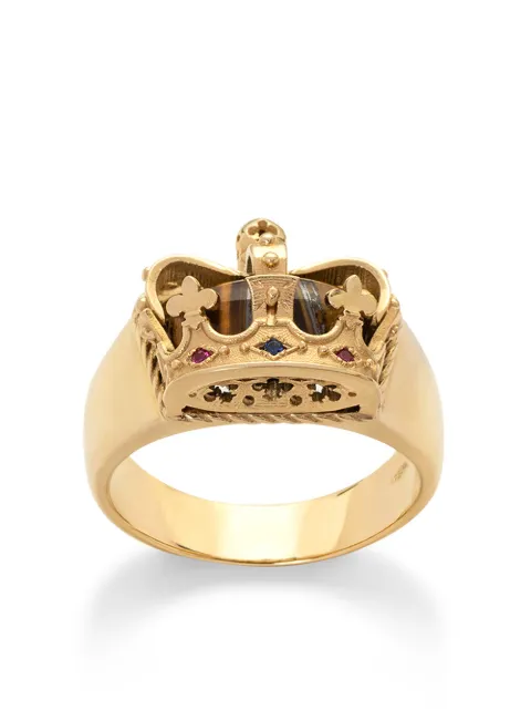 Dolce & Gabbana 18kt yellow gold crown ring