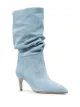 Image 2 of Paris Texas slouched leather boots