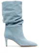 Image 1 of Paris Texas slouched leather boots