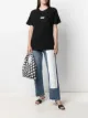 Image 2 of MM6 Maison Margiela logo-patch crew-neck T-shirt