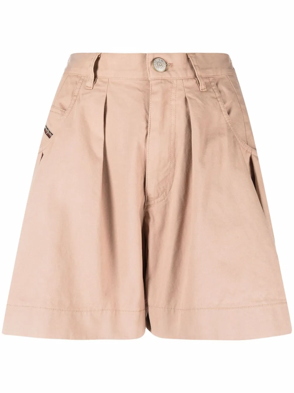 Diesel Ausgestellte Shorts - Nude