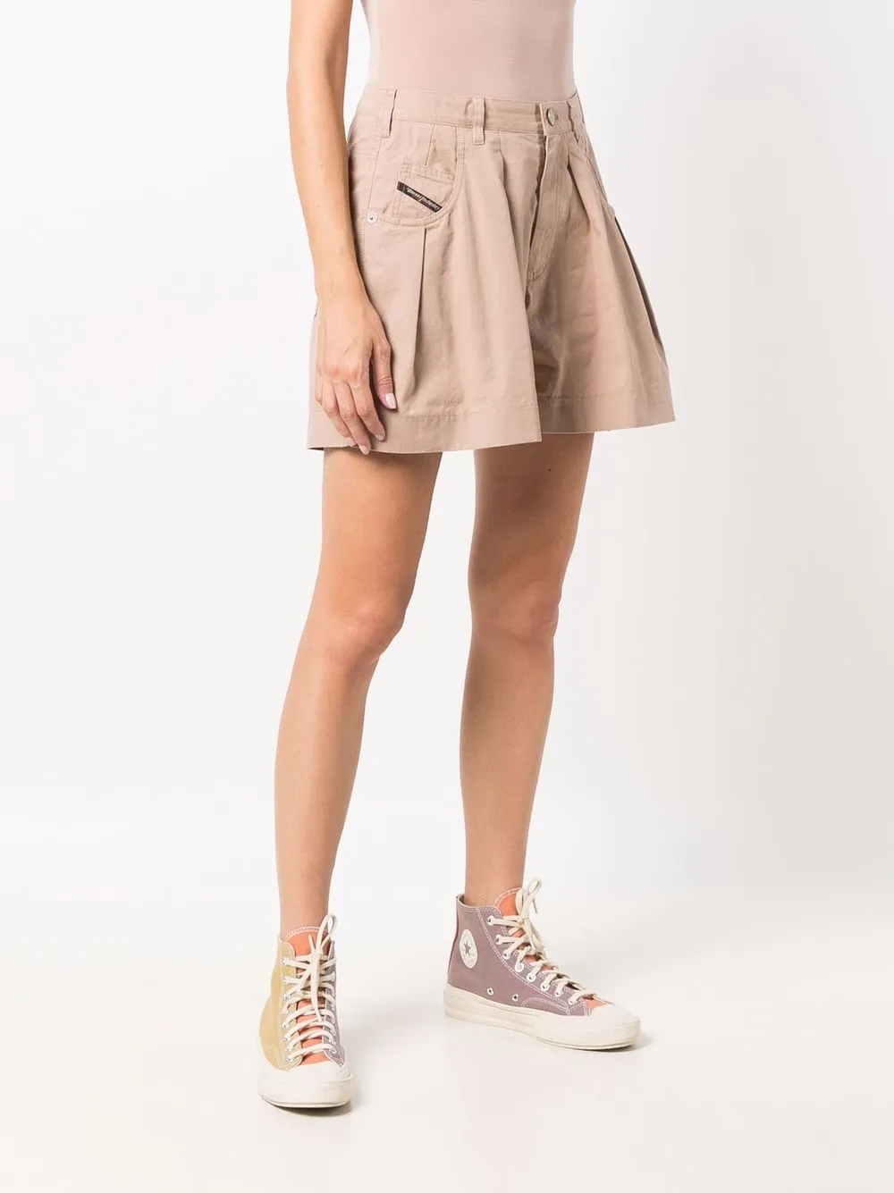  Diesel Ausgestellte Shorts   Nude 