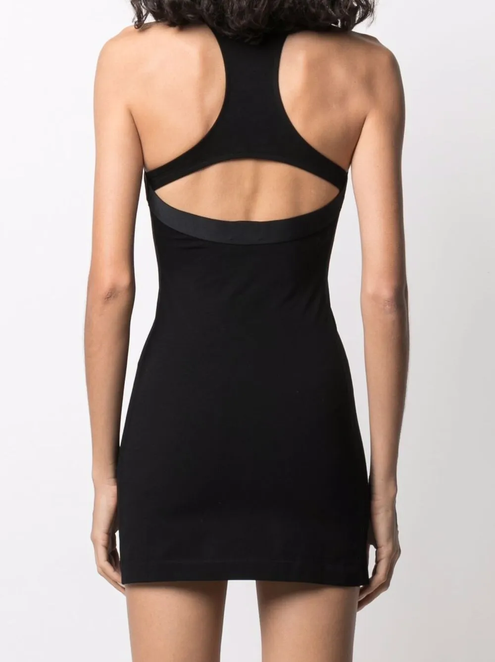 Diesel Mini-jurk met uitgesneden detail Zwart