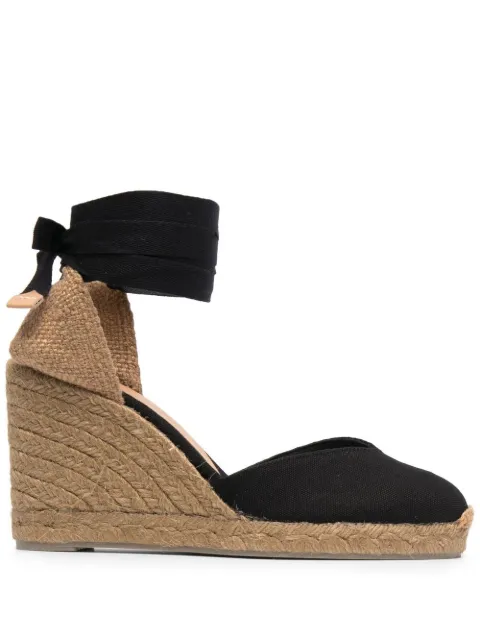 Castañer almond-toe raffia sandals