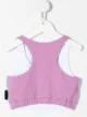 Image 2 of Gcds Kids cropped glitter-logo tank top