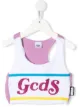 Image 1 of Gcds Kids cropped glitter-logo tank top