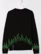 Image 2 of Vision Of Super Kids TEEN flame print sweatshirt