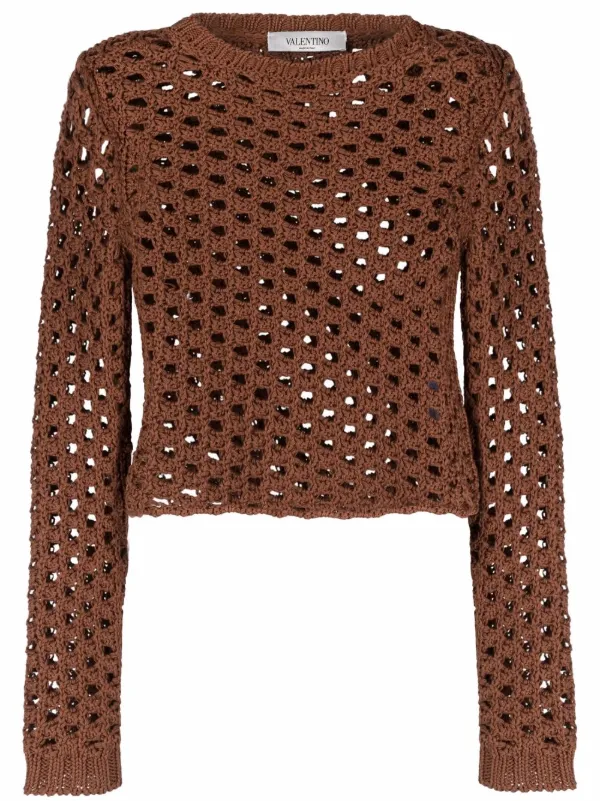 brown cotton jumper