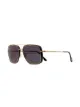 Image 2 of TOM FORD Eyewear Oversized tinted aviator sungalsses