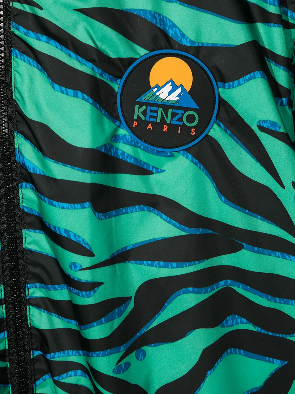 фото Kenzo kids бомбер с тигровым принтом