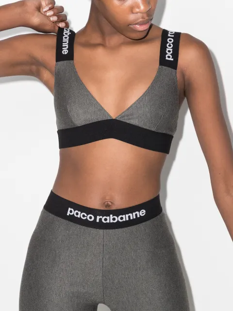 Paco Rabanne ロゴトリム スポーツブラ 通販 - FARFETCH Paco Rabanne ロゴトリム スポーツブラ 通販 - FARFETCH