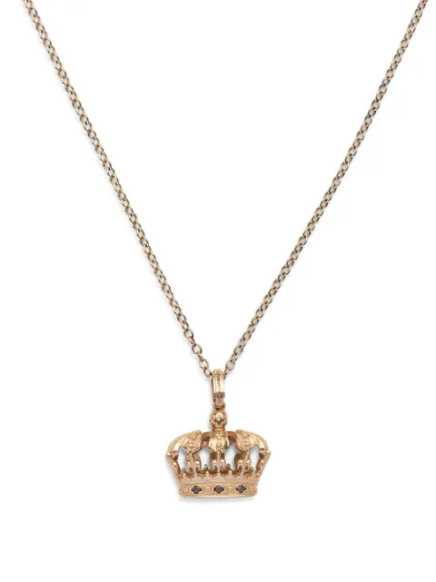Dolce & Gabbana 18K white gold Royal diamond pendant