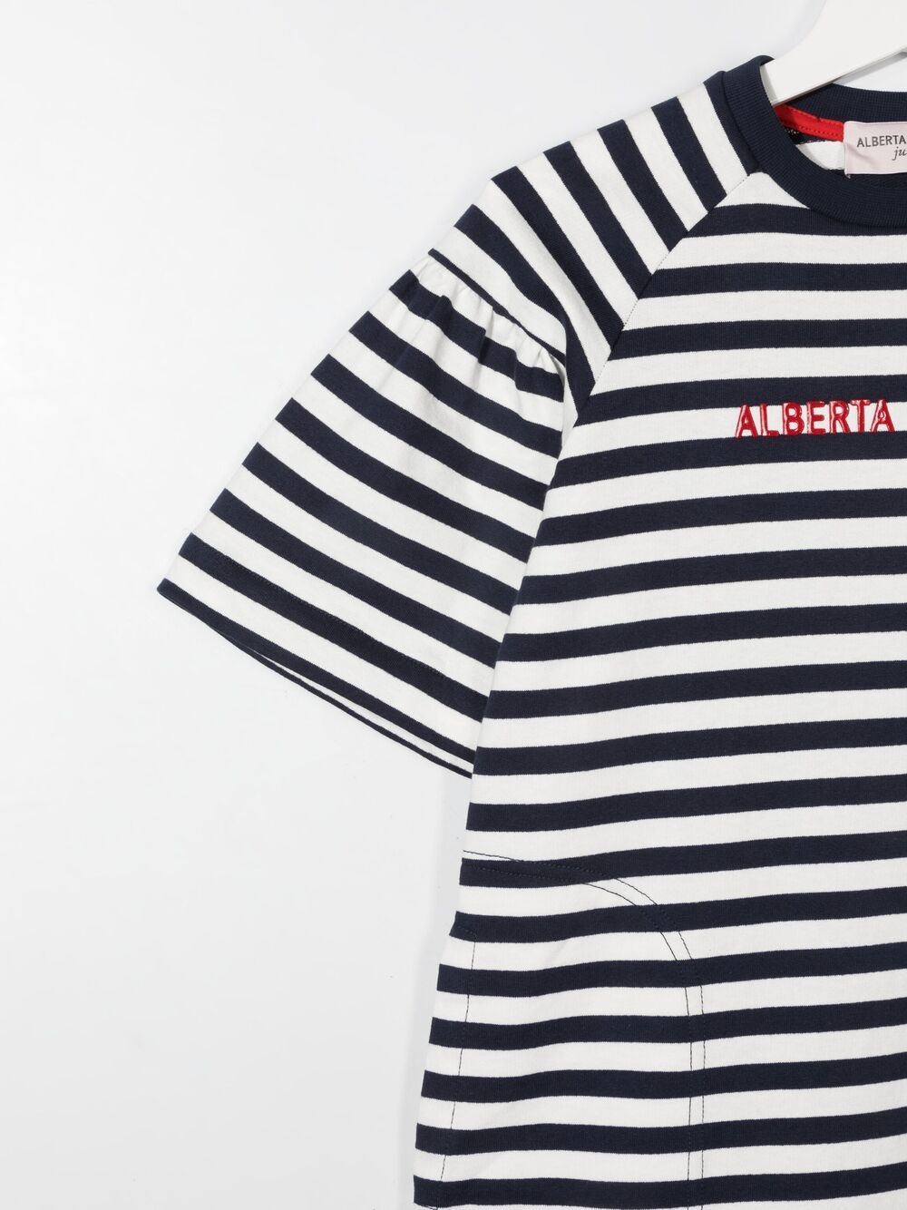 фото Alberta ferretti kids striped t-shirt dress