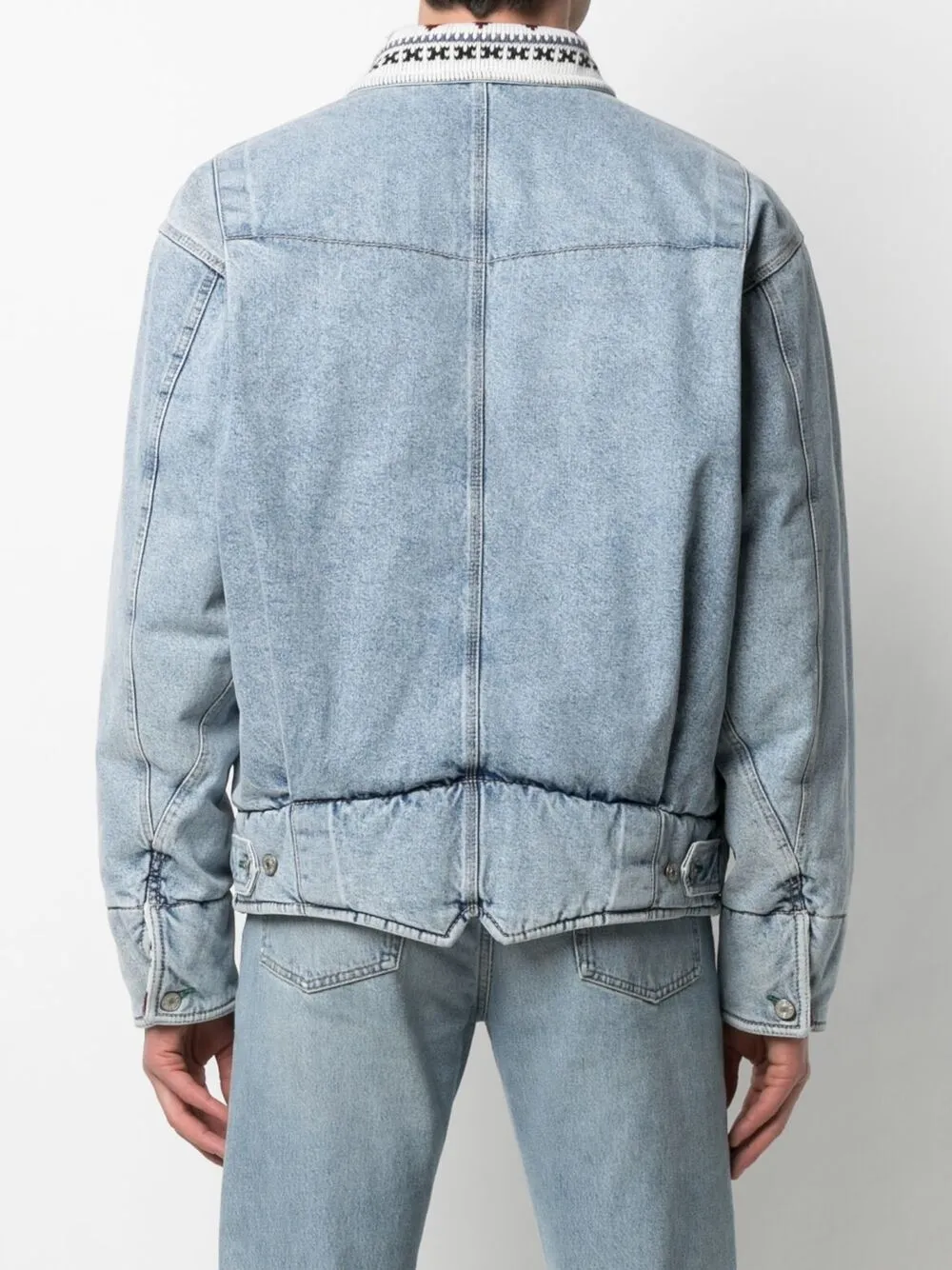 Diesel Denim jack Blauw