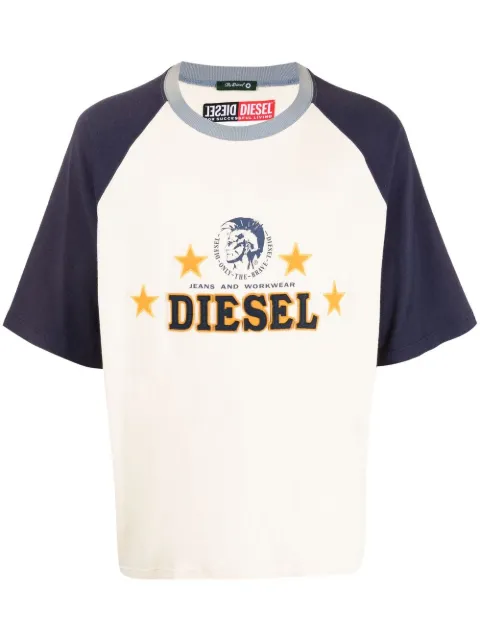 Diesel logo embroidered T-shirt