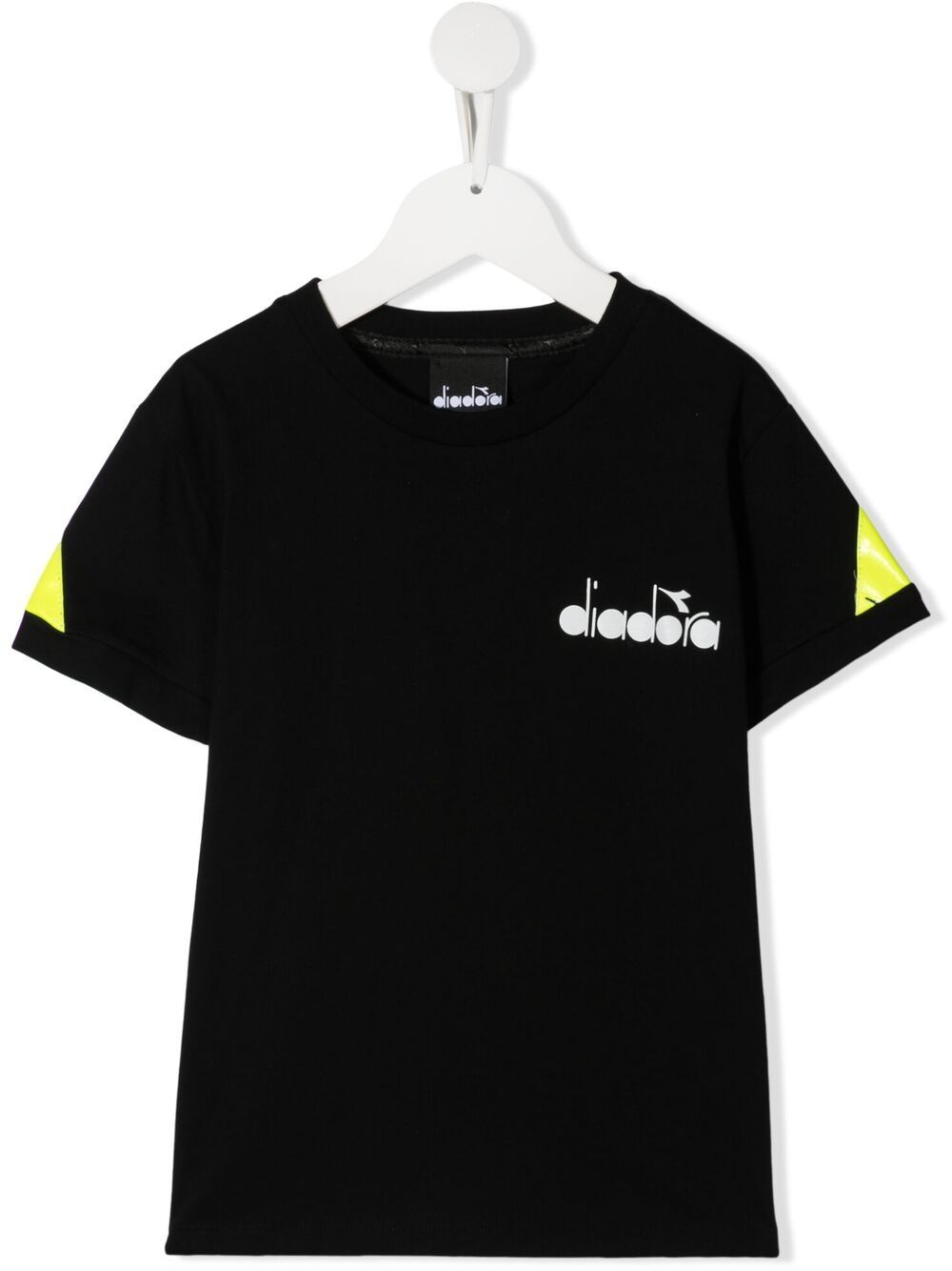 Diadora Junior Teen Logo-print T-shirt In Black