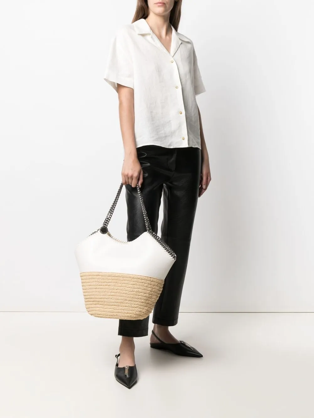 фото Stella mccartney сумка-тоут falabella среднего размера