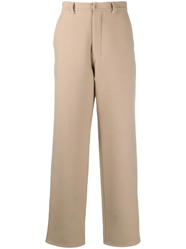 AMI Paris straight-leg wool-cashmere 