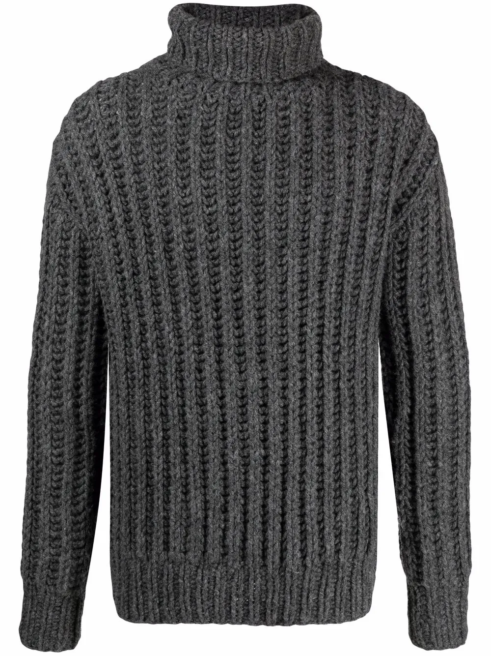 

AMI Paris chunky-knit rollneck jumper - Grey