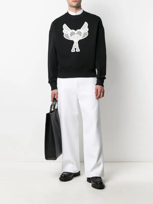 Ami embroidered sweatshirt Clearance