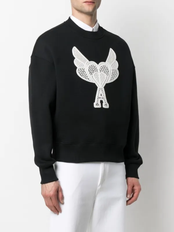 Ami embroidered sweatshirt Clearance