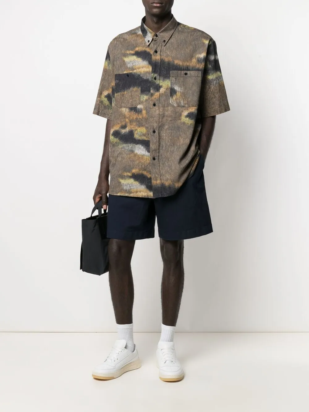 фото Acne studios брюки чинос с эластичным поясом