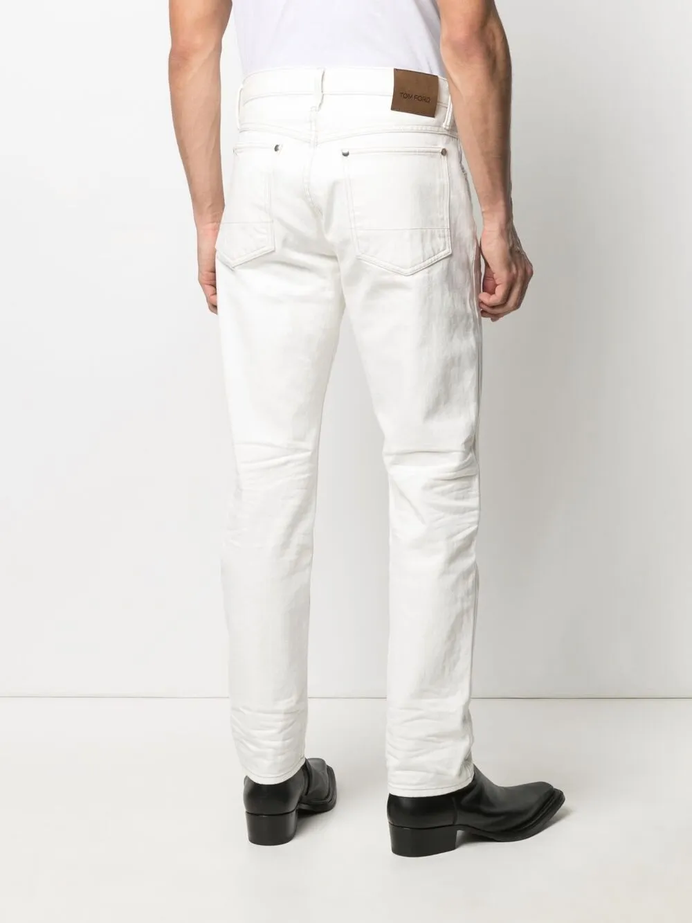 фото Tom ford прямые джинсы средней посадки