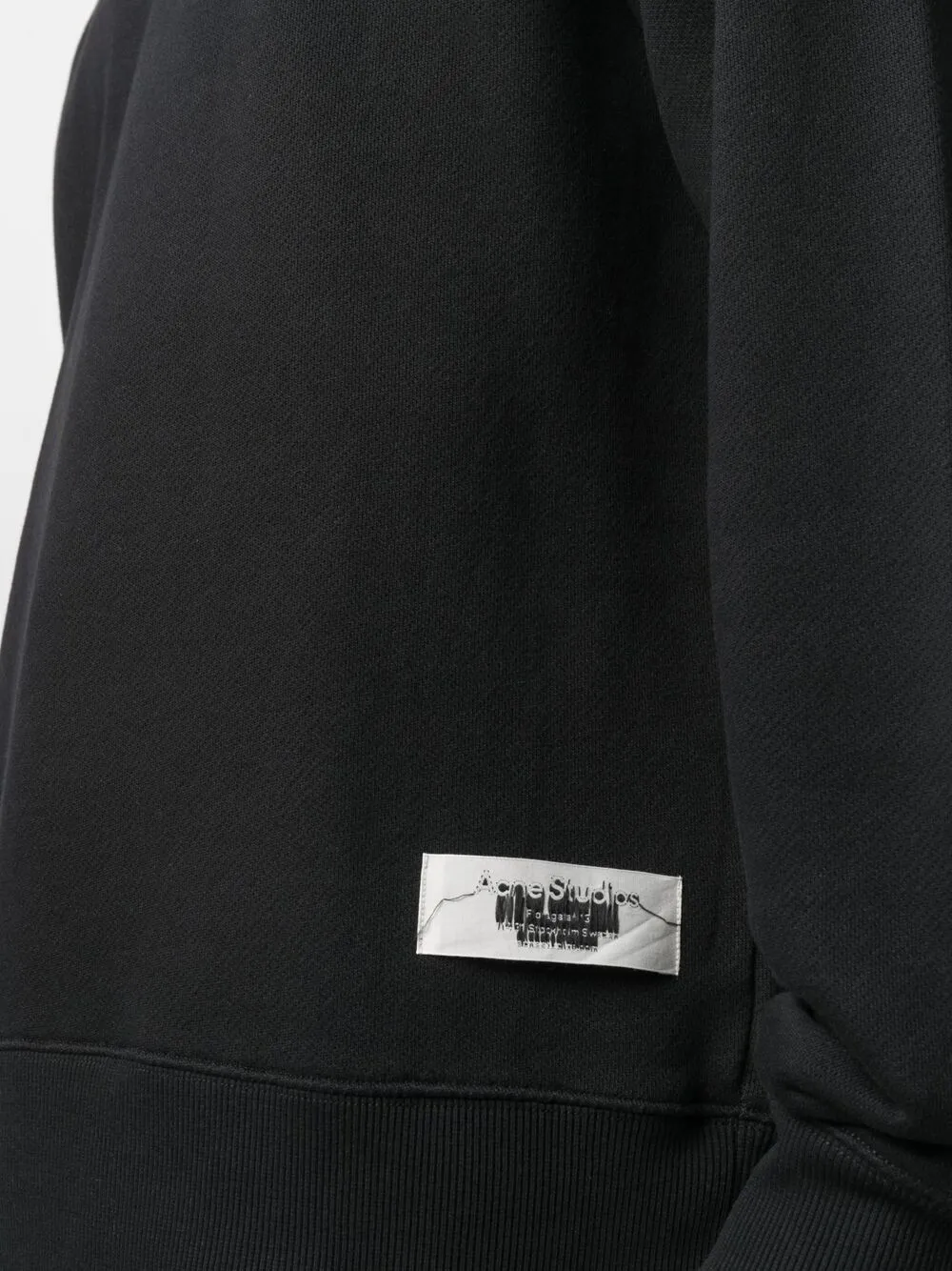 фото Acne studios толстовка с длинными рукавами и нашивкой-логотипом