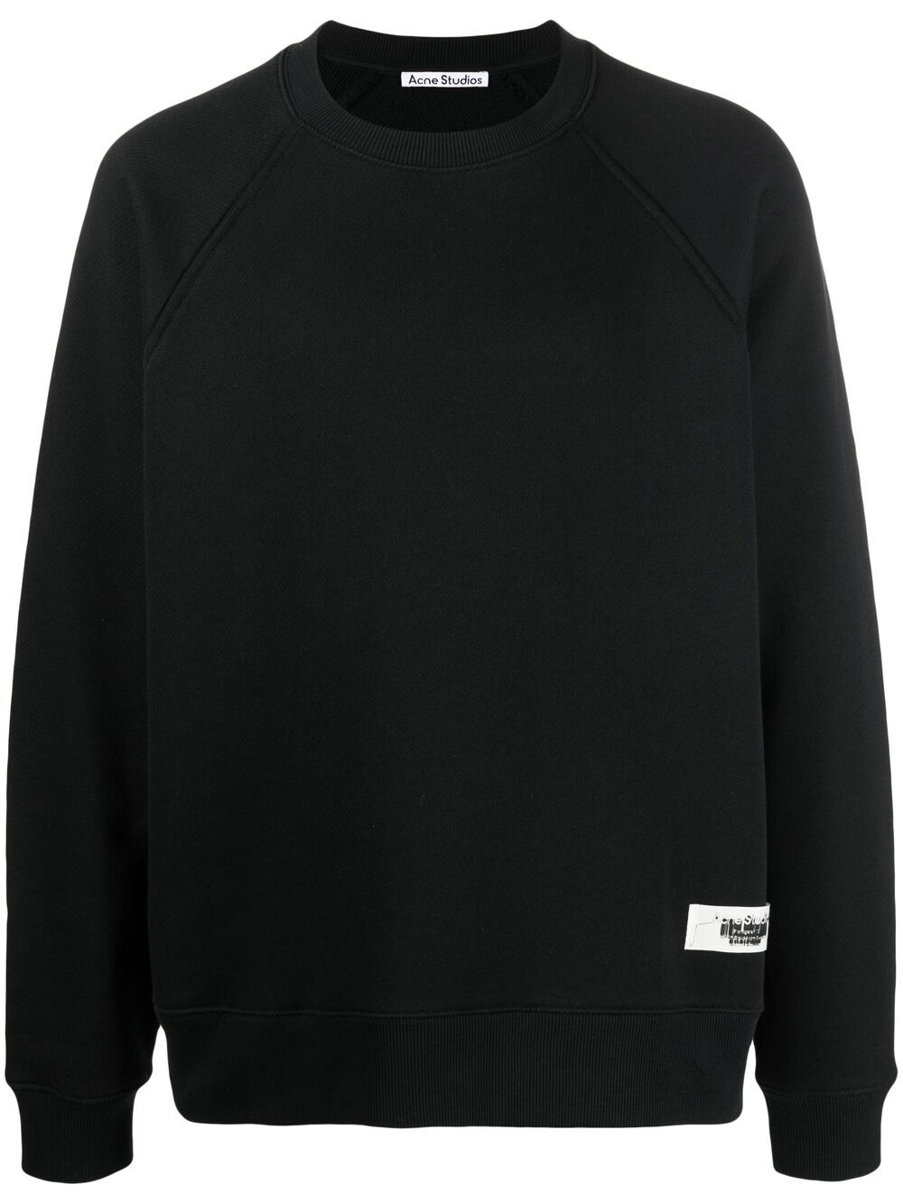 ACNE STUDIOS LOGO-PATCH LONG-SLEEVE SWEATSHIRT