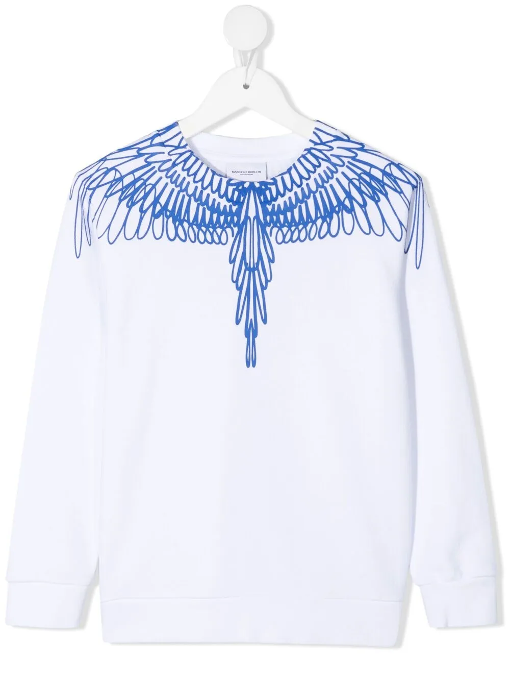 

Marcelo Burlon County Of Milan Kids sudadera Blue Wings - Blanco