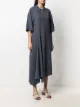 Acne Studios asymmetric knitted midi dress