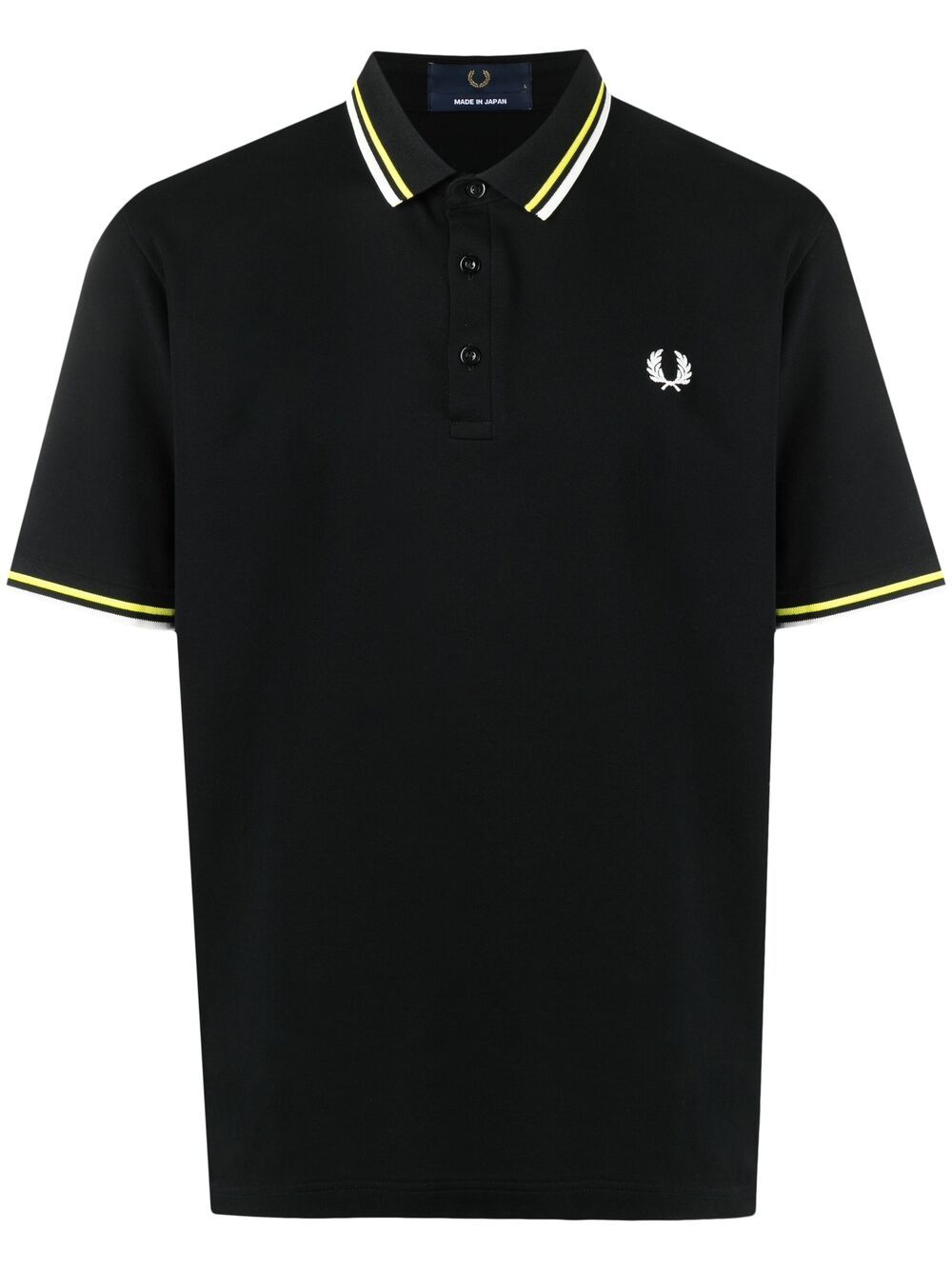 FRED PERRY EMBROIDERED-LOGO COTTON POLO SHIRT