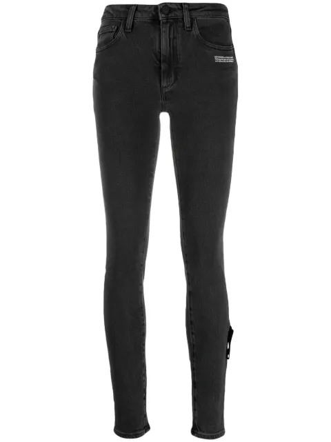 Off-White jean à coupe skinny