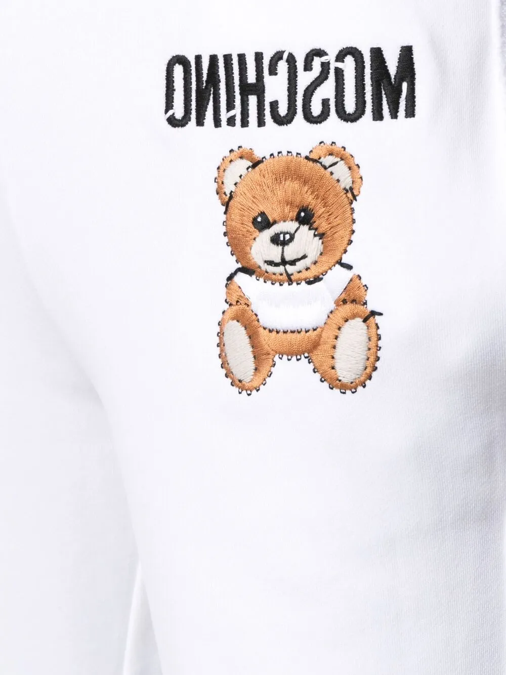 фото Moschino спортивные брюки с вышивкой