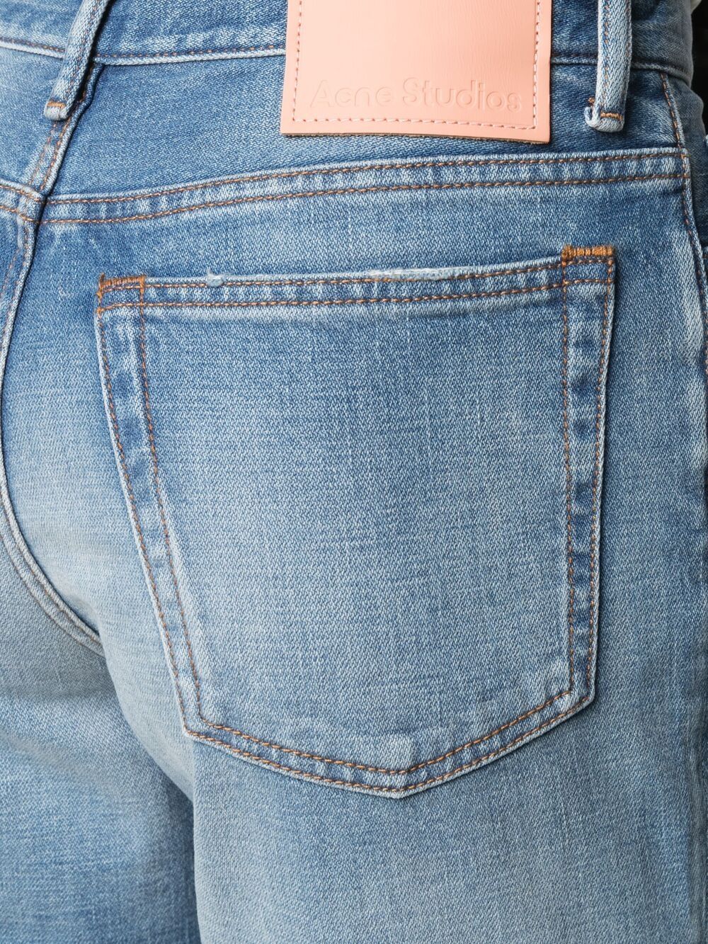 фото Acne studios расклешенные джинсы с завышенной талией