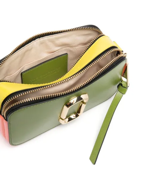 marc jacobs green snapshot bag