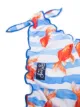 Mc2 Saint Barth Kids fish-print striped bikini