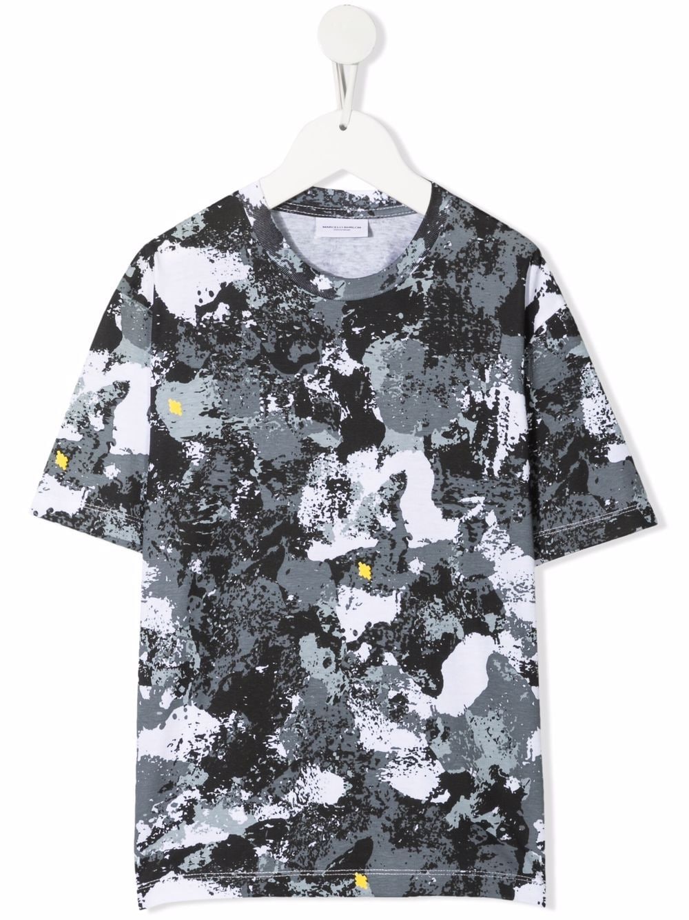 Marcelo Burlon County Of Milan Camouflage-print T-shirt In Grey