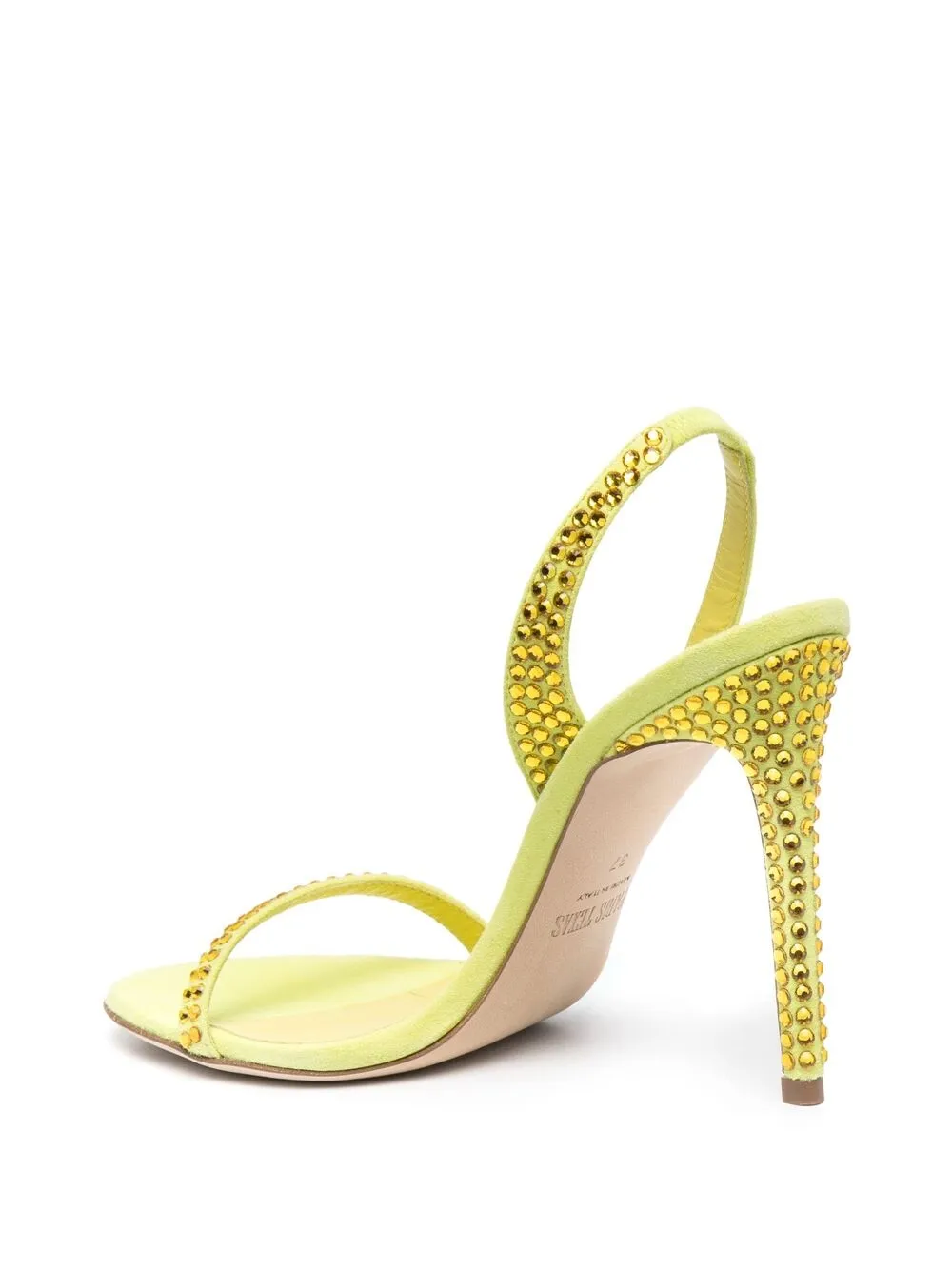 фото Paris texas босоножки hollie с кристаллами