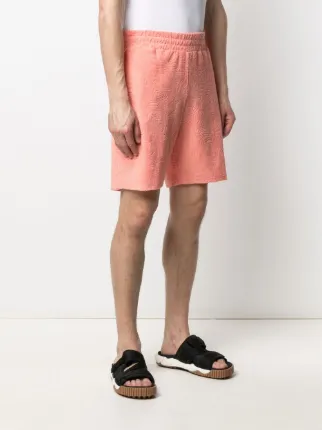 textured cotton track shorts展示图