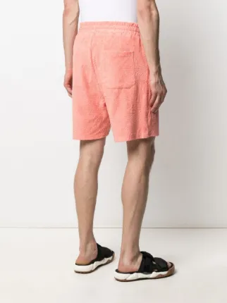 textured cotton track shorts展示图