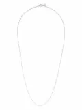 Tom Wood rhodium-plated sterling silver rolo chain