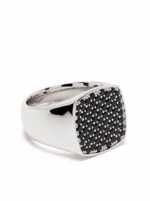 【TOM WOOD】☆お洒落リング☆Orb Ring Slim Black Spinel TOMWOOD - 【10周年記念モデル】 オーブ リング スリム(メンズ