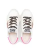 Golden Goose Kids glittered low-top snakers