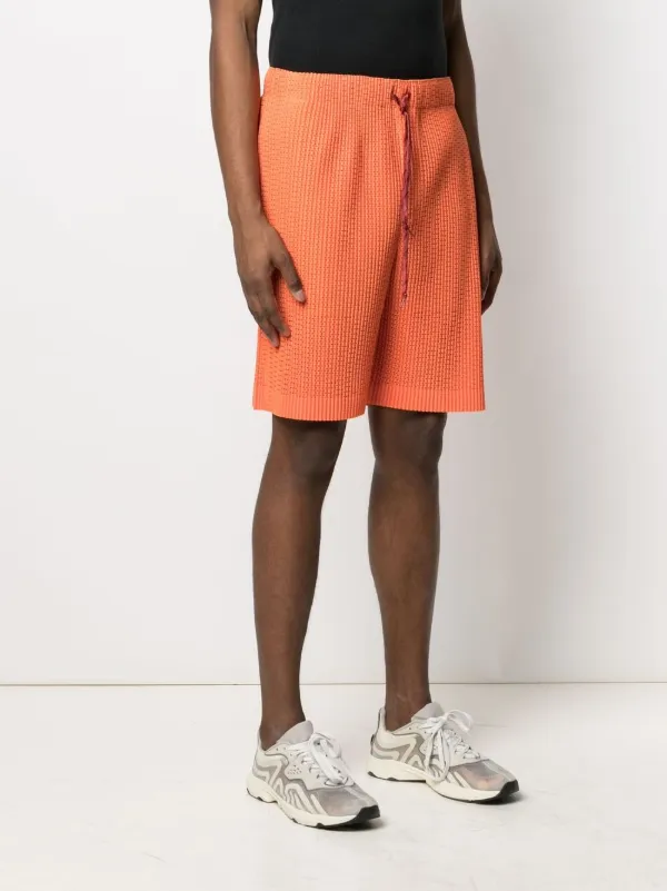 Homme Plisse Issey Miyake Drawstring Track Shorts Farfetch