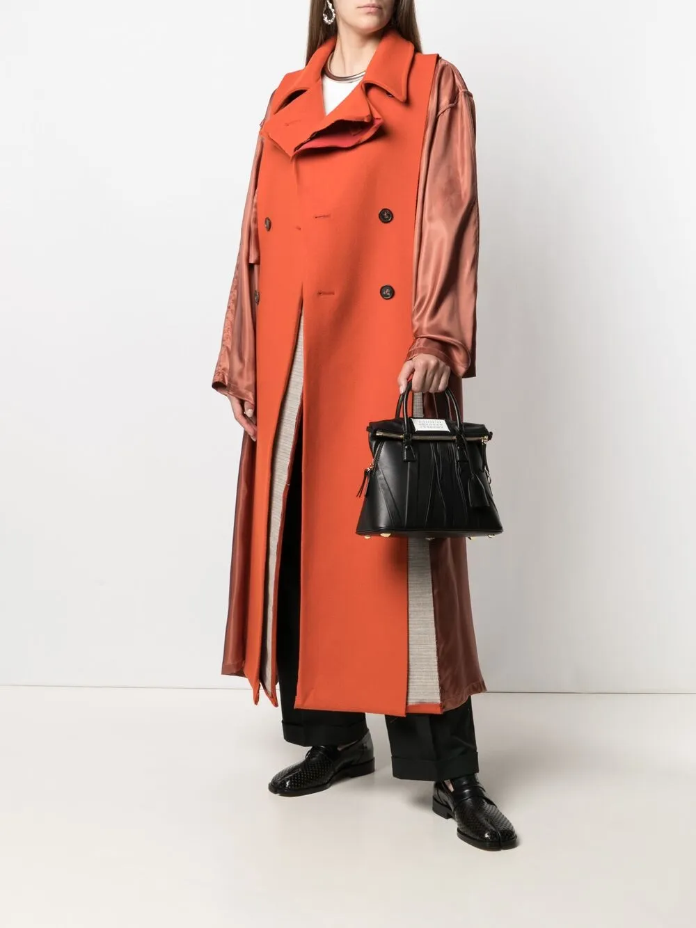 фото Maison margiela сумка-тоут с нашивкой-логотипом