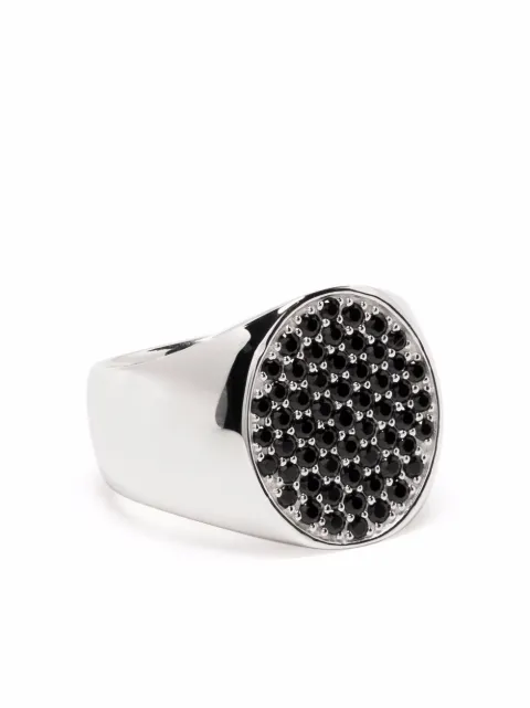 Tom Wood Pinkie spinel signet ring