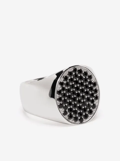 Tom Wood Pinkie spinel signet ring