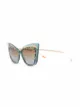 Image 2 of Christian Roth gradient cat-eye frame sunglasses