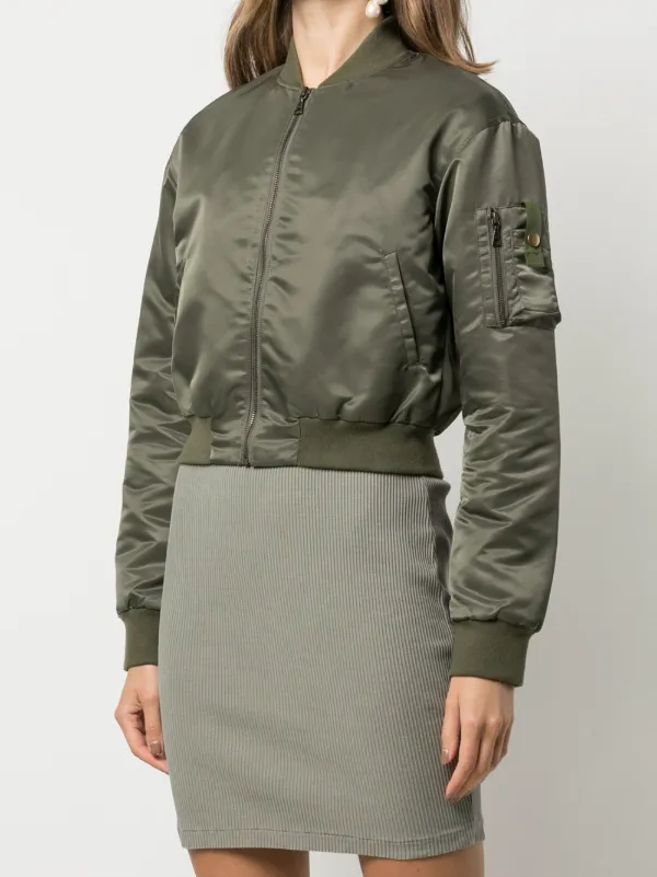 John Elliott Hunter Cropped Bomber Jacket - Farfetch